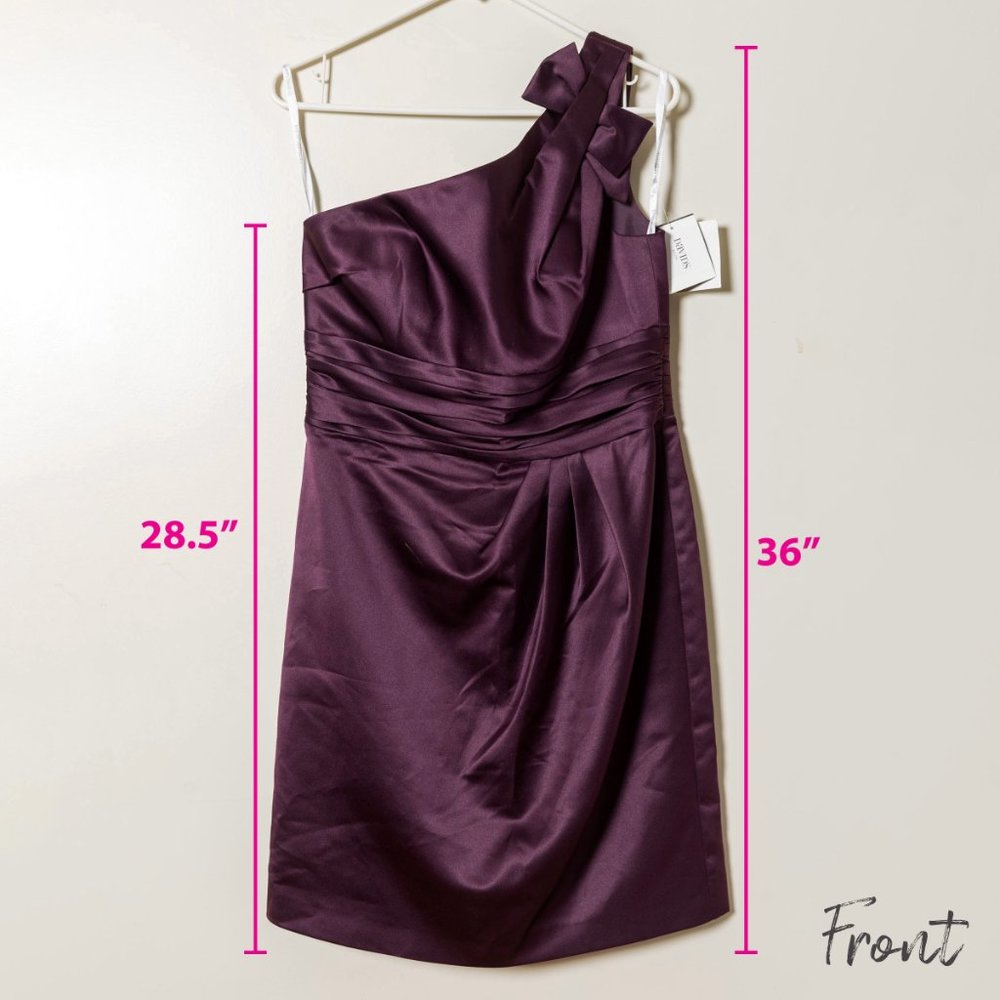David’s Bridal - Dress NWT - Plum Size 10 - Picture 2 of 12